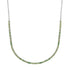 Prong Set Gemstone 1/2 Tennis Necklace