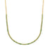 Prong Set Gemstone 1/2 Tennis Necklace