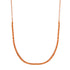 Prong Set Gemstone 1/2 Tennis Necklace