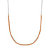 Prong Set Gemstone 1/2 Tennis Necklace