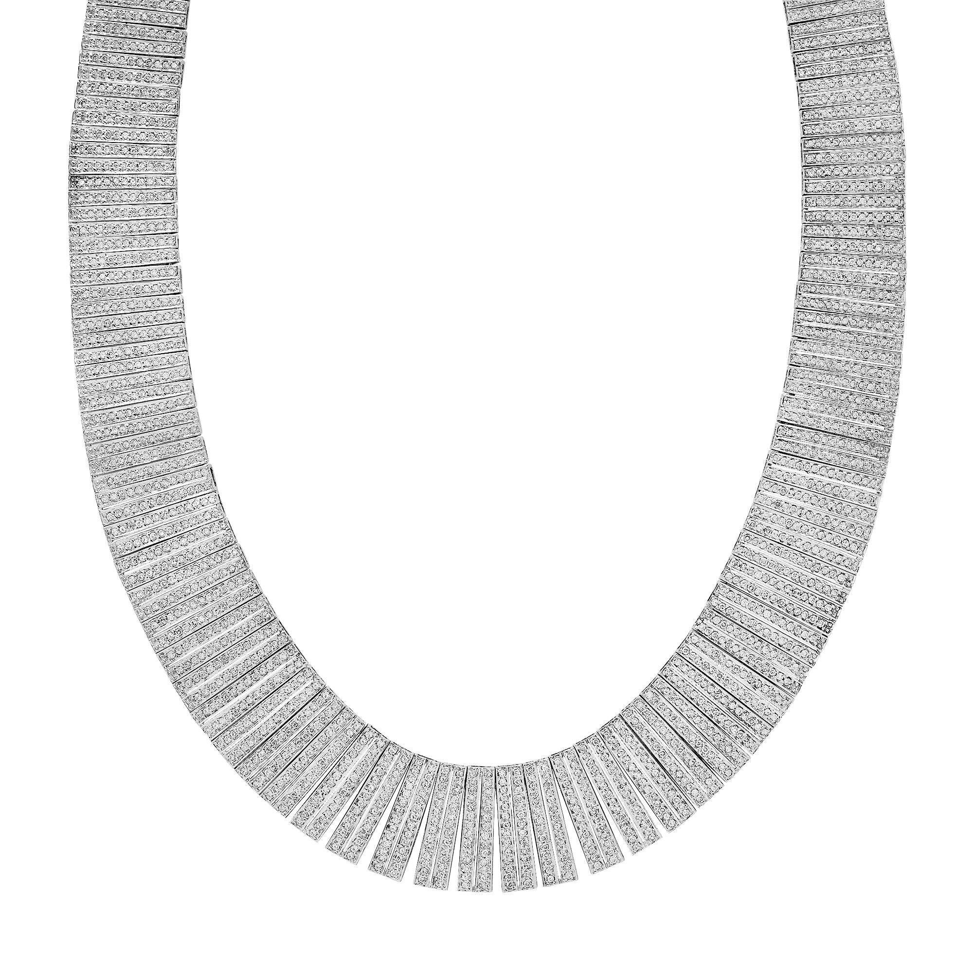 Statement Diamond Collar Necklace