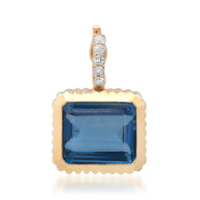 Dream in Technicolor London Blue Topaz Pendant