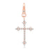 Gothic Diamond Cross Charm