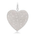 Jumbo Scattered Pave Diamond Mosaic Heart Charm