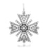 Jumbo Scattered Pave Diamond Mosaic Heart Charm