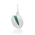 Satin Gold Malachite Pistachio Charm