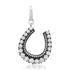 Diamond Horseshoe Charm with Black Rhodium