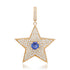 Pave Diamond & Blue Sapphire Statement Star Charm