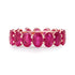Juicy Oval Ruby Eternity Band Ring