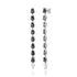Graduated Cascading Diamond Drop Earrings