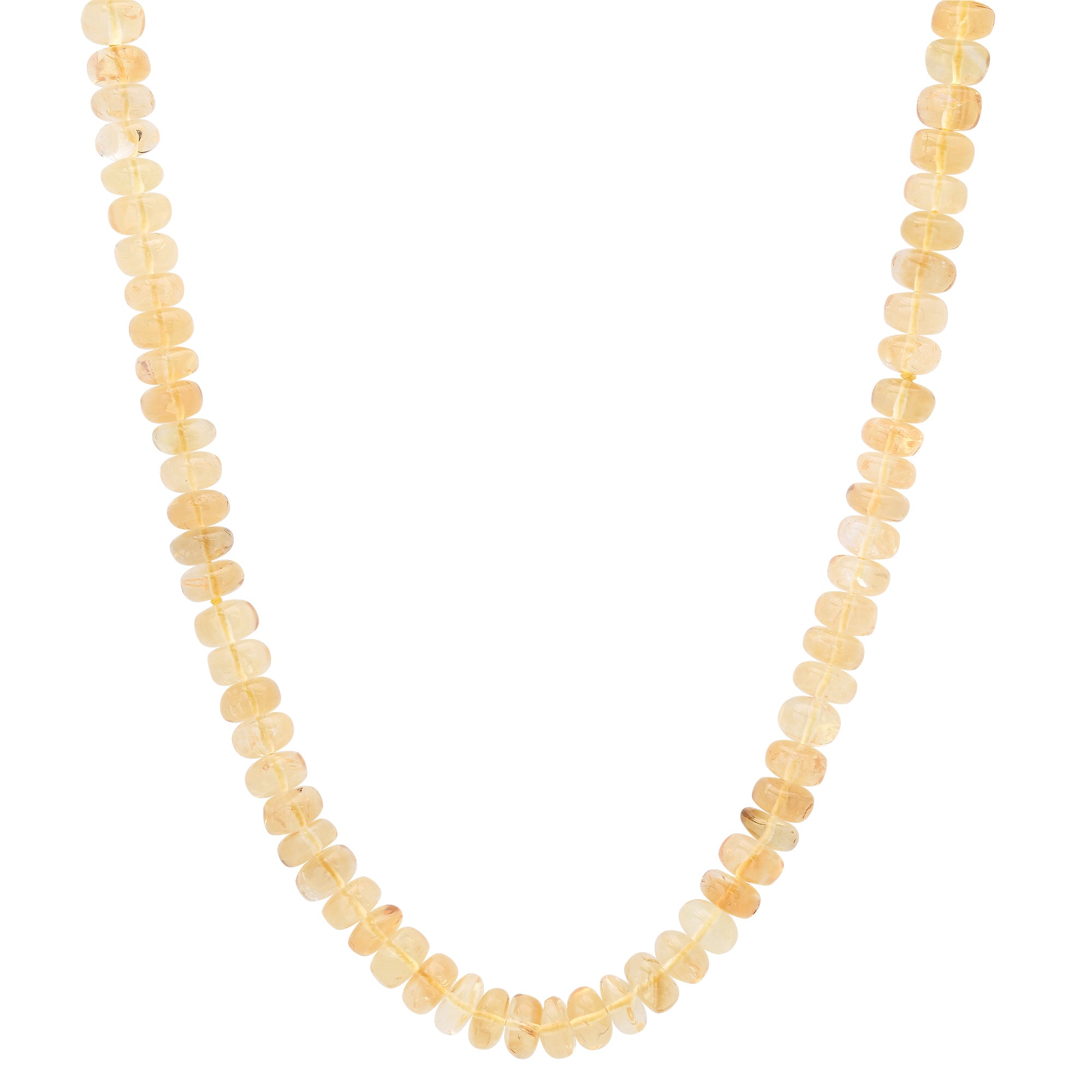 Beaded Citrine Necklace