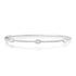 Pave Diamond Bangle with Emerald or Marquise Cut Bezel Diamonds