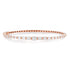 Graduated Emerald Cut Diamond Bangle Bracelet