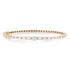 Graduated Emerald Cut Diamond Bangle Bracelet