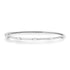 Gold Bangle Bracelet with Emerald or Marquise Diamonds