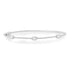 Pave Diamond Bangle with Emerald or Marquise Cut Bezel Diamonds