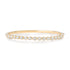 Bezel Set Diamond Oval Bangle Bracelet