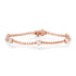 Solitaire Diamond Hearts Bracelet