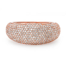 Super Sparkle Pave Diamond Domed Ring