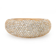 Super Sparkle Pave Diamond Domed Ring