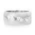 Gold Cigar Band Ring with Graduated Marquise Diamonds