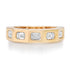 Emerald Cut Diamond Gold Band Ring