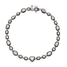 Diamond Mixed Shape Bracelet with Black Rhodium Bezel