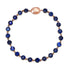 Round Kyanite Tennis Bracelet with Black Rhodium