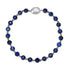 Round Kyanite Tennis Bracelet with Black Rhodium