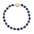 Round Kyanite Tennis Bracelet with Black Rhodium