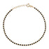 Thin Mixed Gold & Glass Beaded Chain Bracelet