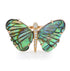 Medium Hand Carved Gemstone Butterfly Ring