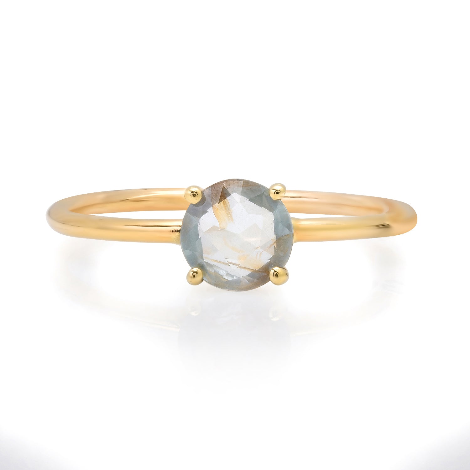 Round Madagascar Sapphire Gem Candy Ring