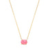 Amethyst Pink Topaz Gem Candy Necklace
