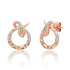 In Knots Twisted Tsavorite & Diamond Snake Stud Earrings