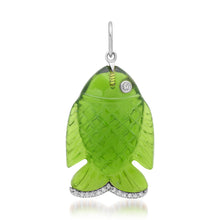 Playa Perfect Gemstone & Diamond Fish Charm