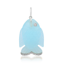 Playa Perfect Gemstone & Diamond Fish Charm
