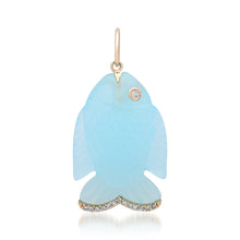 Playa Perfect Gemstone & Diamond Fish Charm