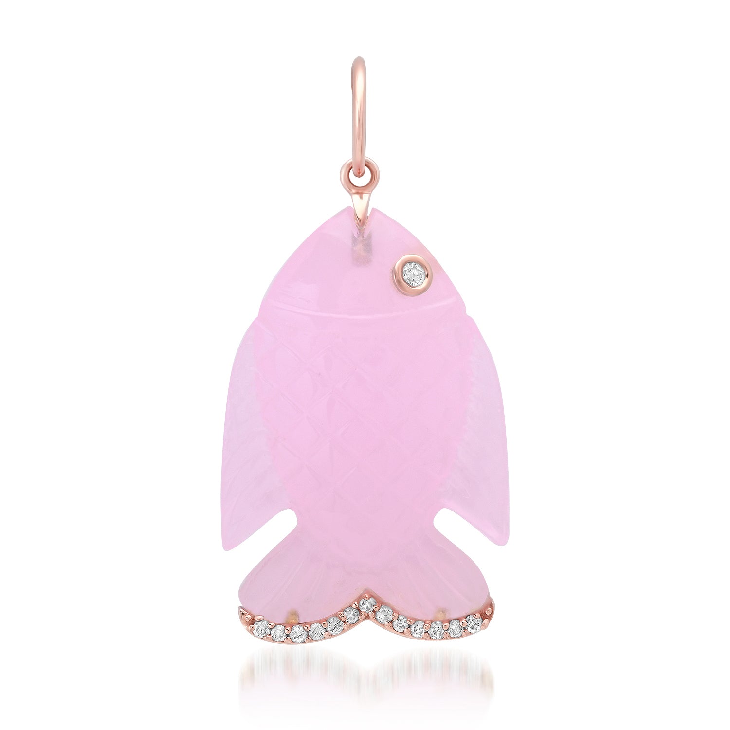 Playa Perfect Gemstone & Diamond Fish Charm