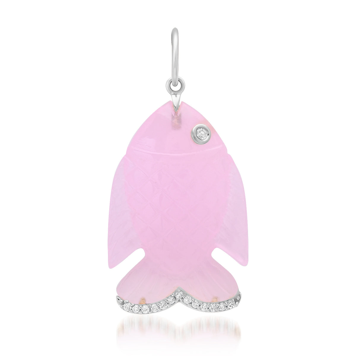 Playa Perfect Gemstone & Diamond Fish Charm