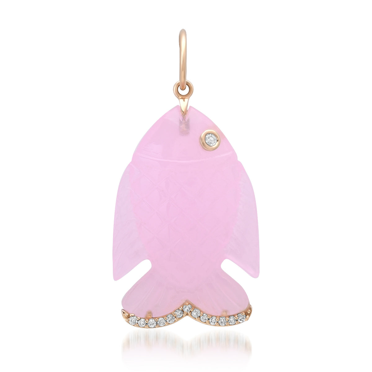 Playa Perfect Gemstone & Diamond Fish Charm