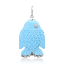 Playa Perfect Gemstone & Diamond Fish Charm