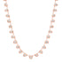 Juicy Mixed Shape Bezel Diamond Tennis Necklace