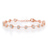 Segmented Bezel Set Diamond Shapes Bracelet