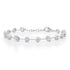Segmented Bezel Set Diamond Shapes Bracelet