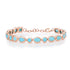 Bezel Set Mixed Shape Turquoise Bracelet