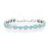 Bezel Set Mixed Shape Turquoise Bracelet