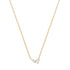 Emerald Cut & Pear Toi et Moi Diamond Necklace