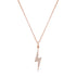 Diamond Lightning Strike Necklace