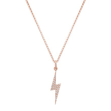 Diamond Lightning Strike Necklace